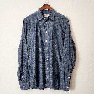 Marine Layer Men's Long Sleeve Button-down Shirt Size Large